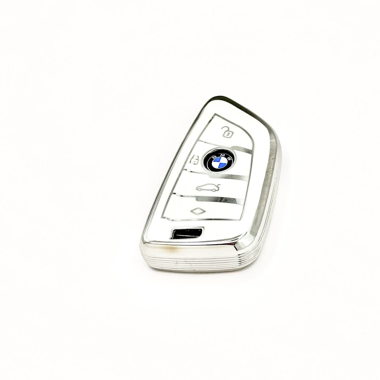 Key Fob Cover for BMW - White Premium Cover