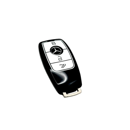 Mercedes - Vit/Svart Premiumskal