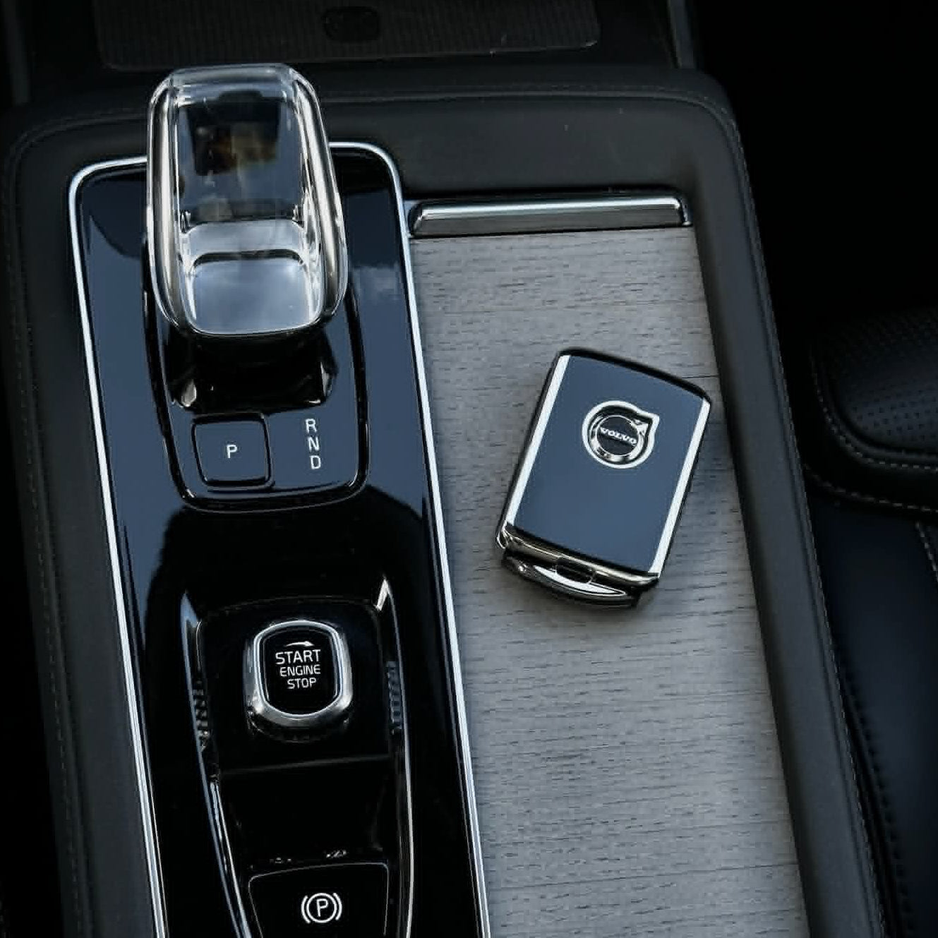 Key Fob Cover for Volvo - Black Premium Shell